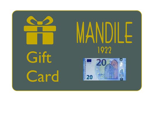 Gift Card Mandile 1922 GIFT 20 MAN - GIFT 20 MAN